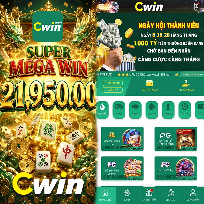 CWIN ⚡ Ứng dụng chính thức | Đăng ký ngay